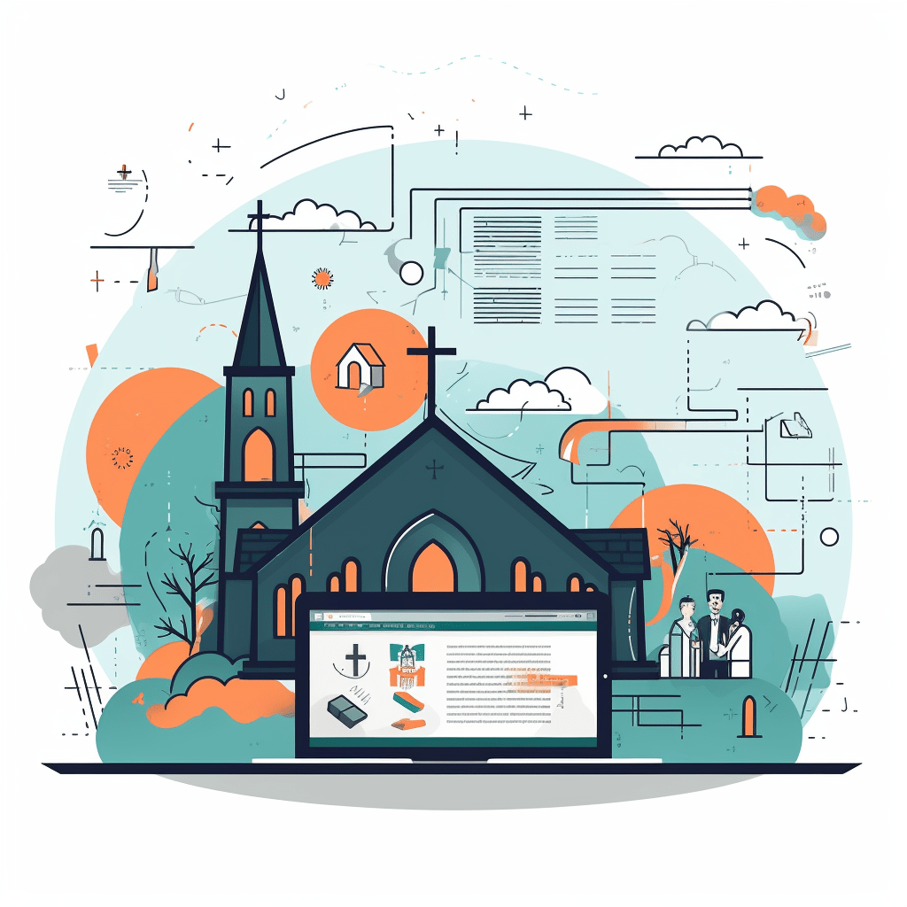 Managing a church website by updating content